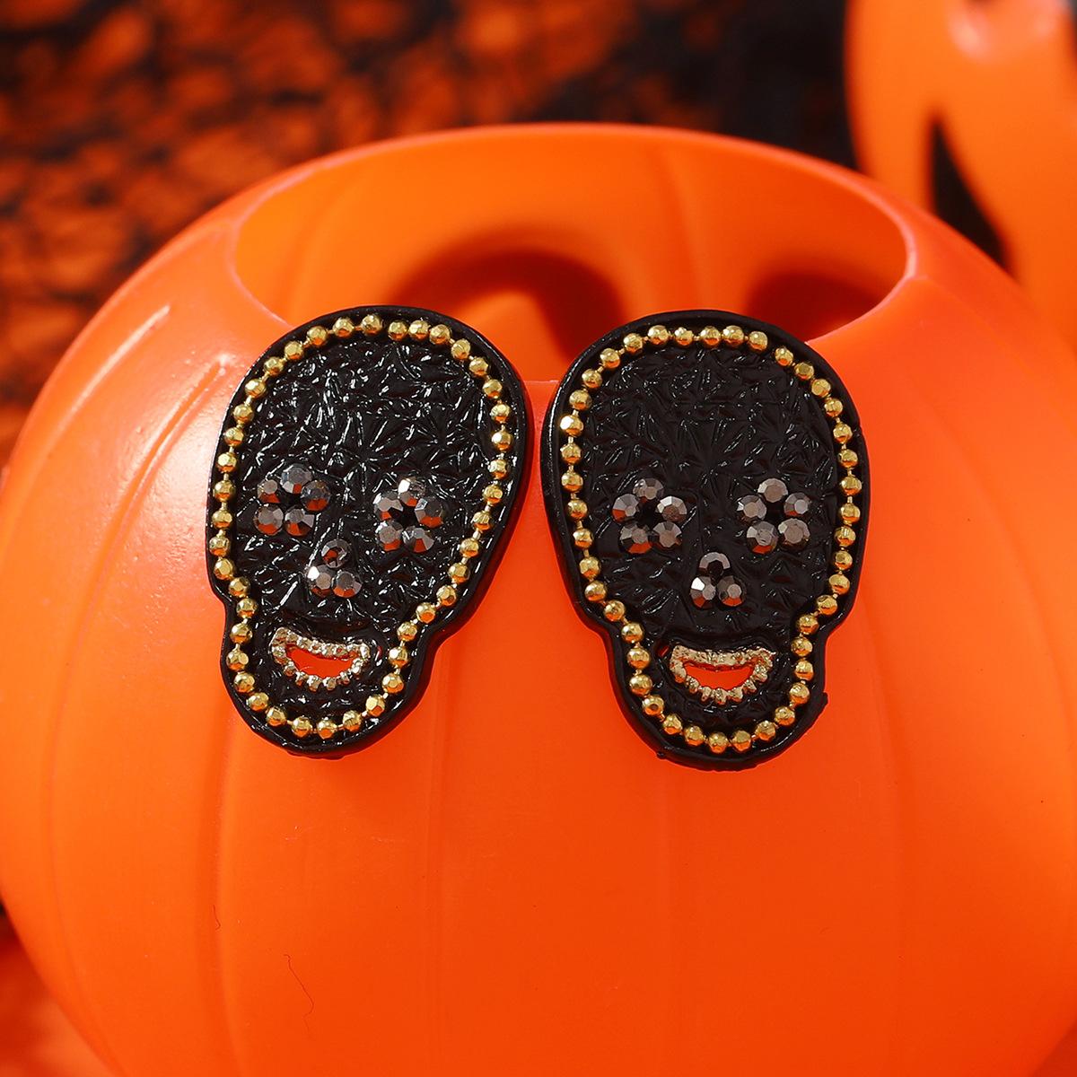 

Акриловые серьги на Хэллоуин, серьги-черепы, аксессуары.