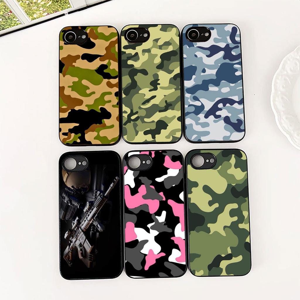 Camo Military Army Camouflage Pattern Phone Case for Motorola Moto G86 G57 E14 E15 G14 G34 G67 G84 G24 A54 G15 Power E22 Cover