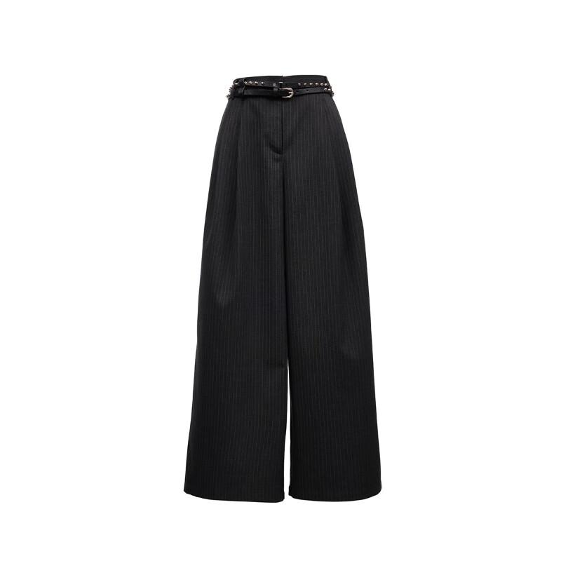 VEROMODA Women's 2024 A/W Pleated Loose Straight Leg Casual Pants