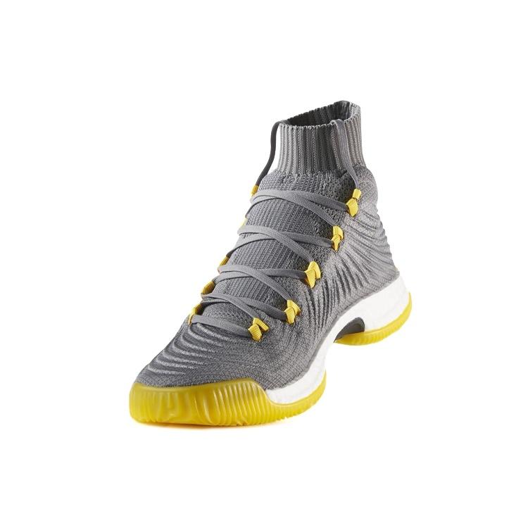 adidas Crazy Explosive 2017 Primeknit 'Grey Yellow' Men's CQ1396