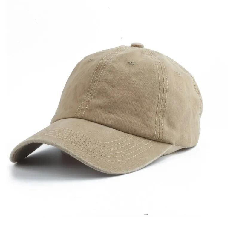 Baseball Cap Washed Denim Men Women Snapback Hat Vintage Hip Hop Caps Solid Color Hat Bone Casquette Outdoor Casual Sport