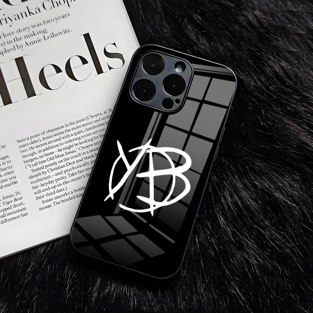 Y-Yungblud Hot Singer Phone Case For IPhone 17 Air 16 E Pro Max 15 14 13 Mini 12 Pro 11 Max Plus Black Glass Cover