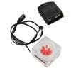 Water Cooling   Meter G1Celsius4 Thread 8 Impeller 3 Way   Acrylic Revolving Speed Meter for Computer