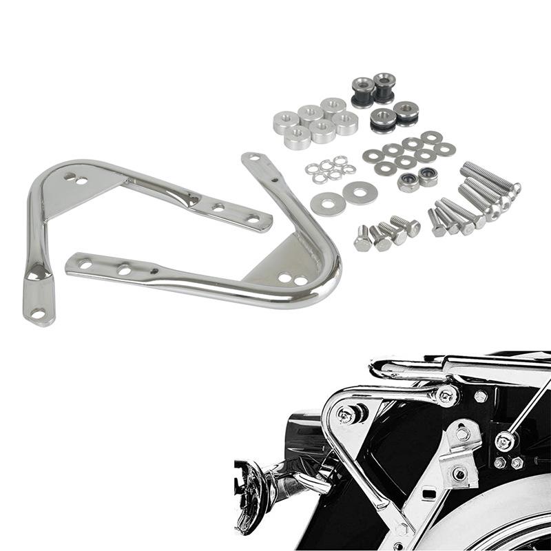 Quick Release Motorcycle Luggage Rack & Backrest for Harley Electra Glide/Road King 97-08