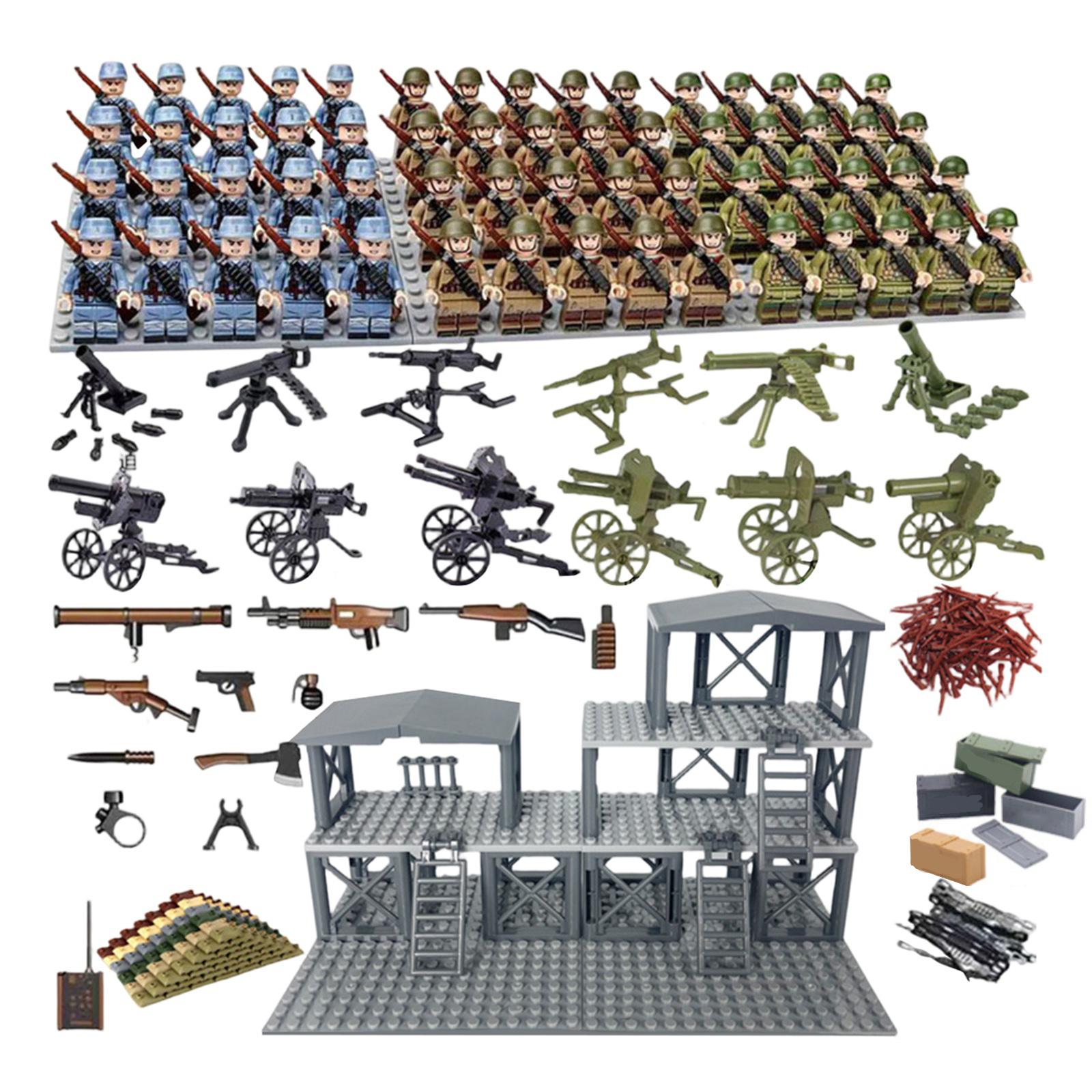 

Weapons And Equipment, Watchtowers, Mortars, Compatible Howitzers, Puzzle BuildingBlocks, Minifilm Toys One Size