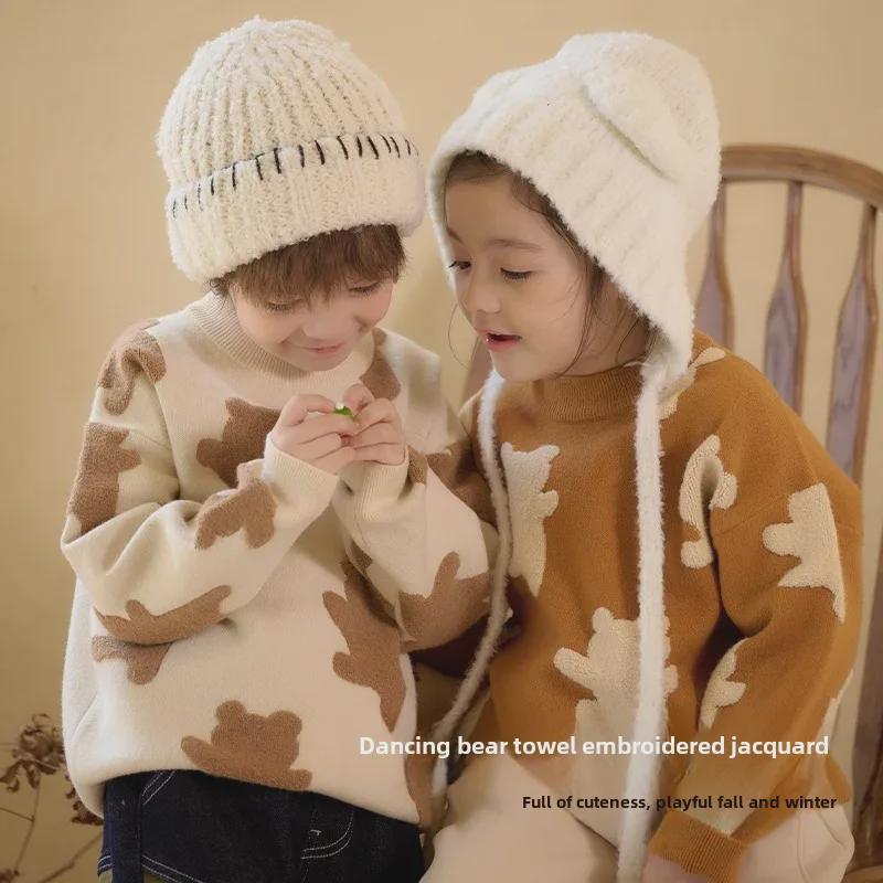 2024 Winter Mountain Series Thickened Children's Knitted Sweater