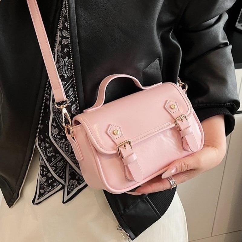 New Saddle Bag Temperament Casual Commuting Messenger Small Square Bag Fashionable Handbag