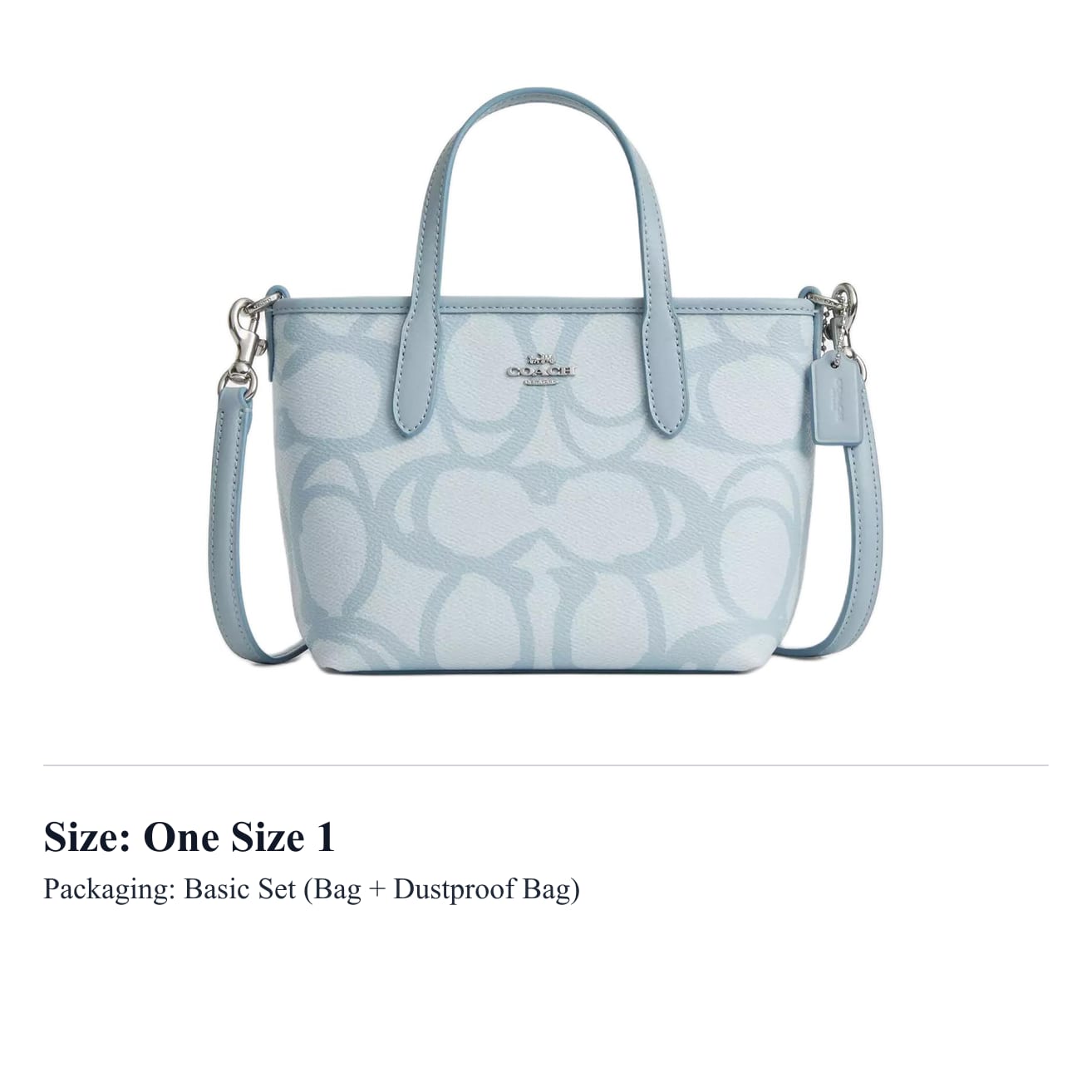 COACH City Coated Canvas Tote Bag