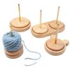 Wool Ball Thread Spool Rotating Yarn Stand Knitting Tool Wooden Yarn Holder  Crochet