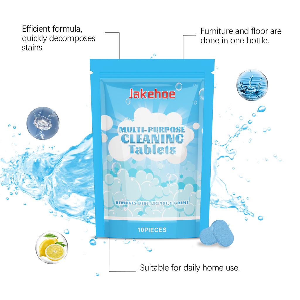 US Stock Multi Purpose Cleaning Spray and Tablets Kit All Purpose Kitchen Degreaser Bathroom Water Stain Wall Cleaner House Cleaning Detergent Fast