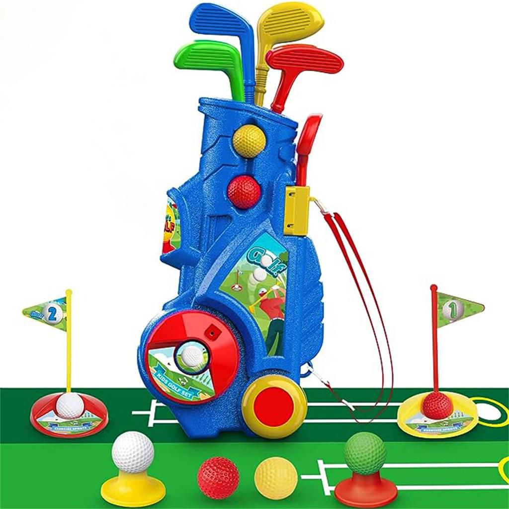 Toddler Golf Set, Upgraded Kids Golf Clubs With Putting Mat, Toys For Boys 3 4 5+ Years Old, Indoor Outdoor Sports Golf Toys