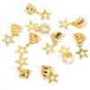 10pcs Dread Locks Hollow Out Hair Ring Star Shape Hair Braid Tubes Dreadlocks Beads  Men