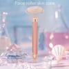 Jade Roller für das Gesicht 3 in 1 Elektrischer Vibrations-Gesichtsroller-Massagegerät Quarzroller-Massagegerät Hautstraffung