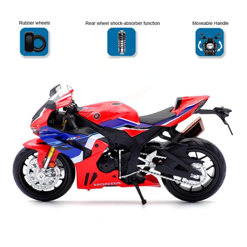 MotoGP Honda CBR 1000RR-R FireBlade Racing Motorcycle Simulation Exquisite Diecast & Toy Vehicle RMZ City 1:12 Alloy Collection Model