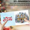 6 szt. DIY Kryształowe Diamentowe Mozaiki Pocztówki Motyw Świąteczny Diamentowa Sztuka Ręcznie Robione Kartki Kreatywny Zestaw Kart na Urodziny i Święto Dziękczynienia
