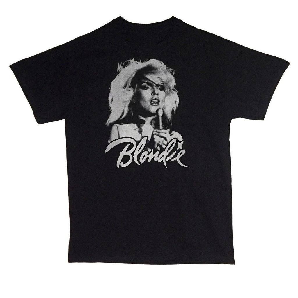 VTG Blondie Herren T-Shirt Schwarz Unisex Alle Größen S-5XL 3F436