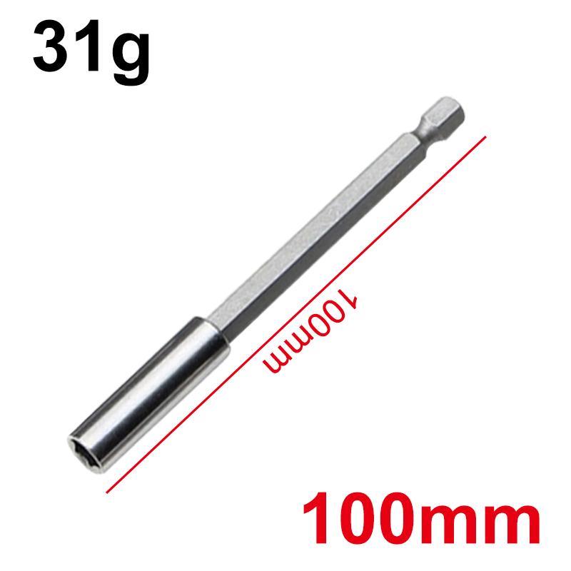 60/75/100/150mm Sechskant-Schaftverlängerung Verbindungsstange 1/4 Schnellwechsel-Sechskant-Schaftverlängerungsstange Schraubendreher-Verbindung