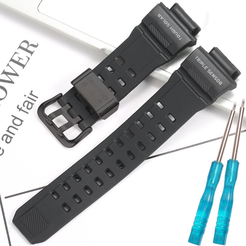 Für Casio 10455201 Ersatz-Harzarmband Passend für GW-9400-1 Uhrenarmband Rangeman GW-9400 Herrenarmband Sportuhr Zubehör