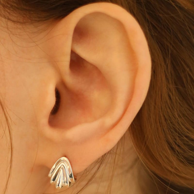 

HUOBUNDLE blade of grass earrings only - silver