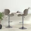 Day and Night - Day and Night Kitchen Stools 2 Units Light Gray Velvet