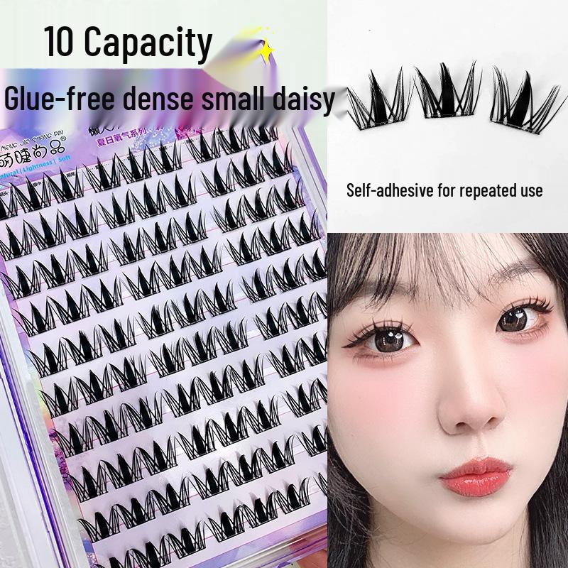 

Mengjie Shangpin Self-Adhesive Daisy Cluster False Eyelashes