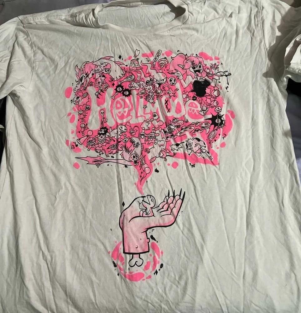 Винтажная футболка Jeff Rosenstock Hellmode Tour, смешная, белая, унисекс S-5XL PA080, футболка унисекс XL