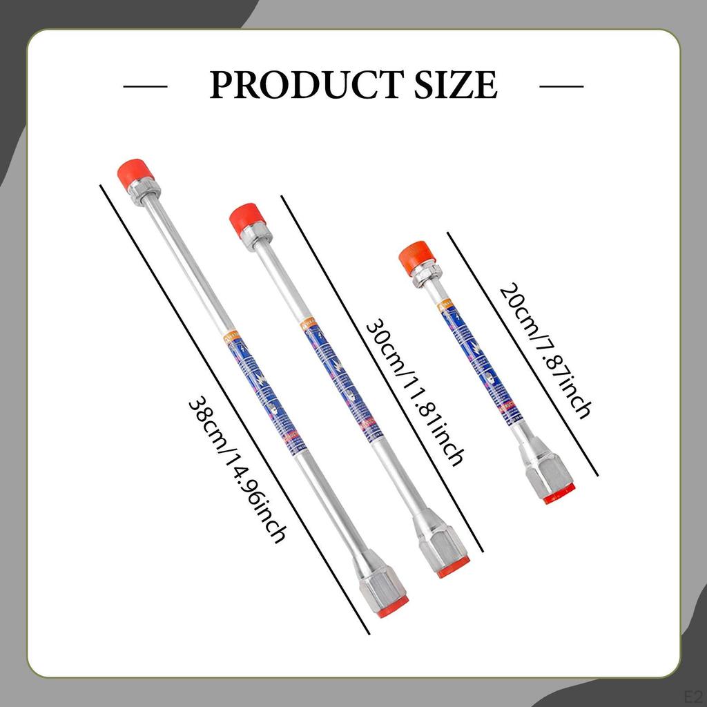 Airless Sprayer Extension Pole Rod Replace Extention Wands, with Guard for