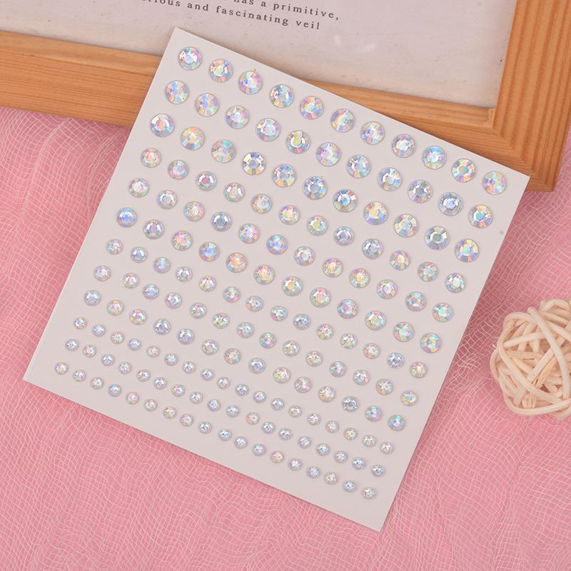 Diamond Crystal Tattoo Sticker Glitter Eyeliner Eyebrow Make Up Face Eyes Diamond Tattoos Rock Rhinestone 3D Eyeliner Stickers