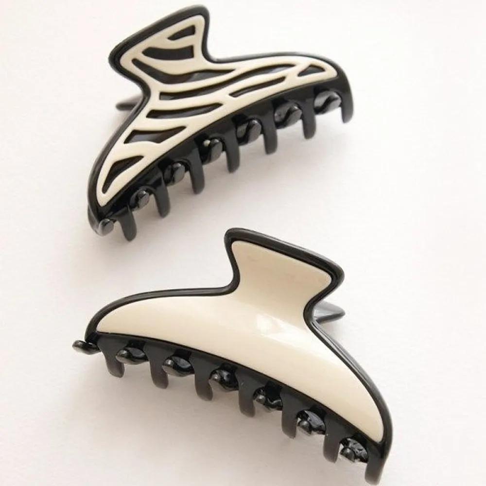 bydaisy Cellulose Black & White Hair Clip Bh0826 pattern