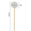New Retro Disco Ball Cake Toppers 70s 80s Style 3cm Disco Mirror Ball Baking With Wooden Stick Cake Decoration Carnival Party