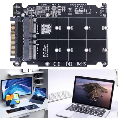 M.2 SSD To U.2 Adapter Card M.2 NVMe SATA-Bus NGFF SSD To PCI-e U.2 Adapter PC-E3.0X4 M.2 NVME SSD To U.2 SFF-8639 Adapter
