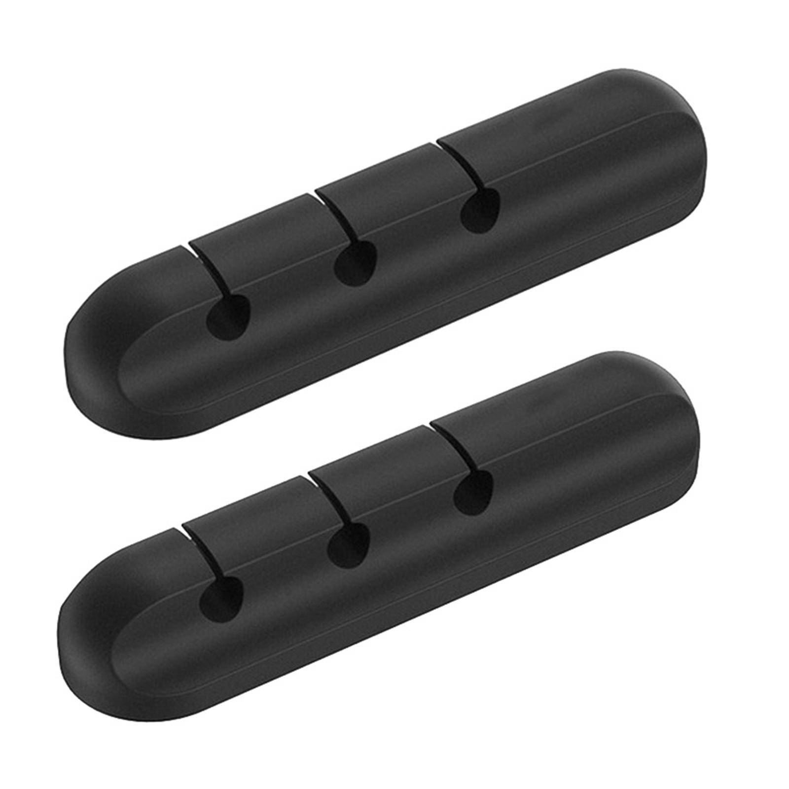 

Органайзер для шнуров, Зажимы для кабелей Держатель для шнуров, Кабель-менеджмент Зажимы для USB-кабелей и силовых шнуров, 2 упаковки Органайзеры для кабелей для автомобиля, дома и One Size