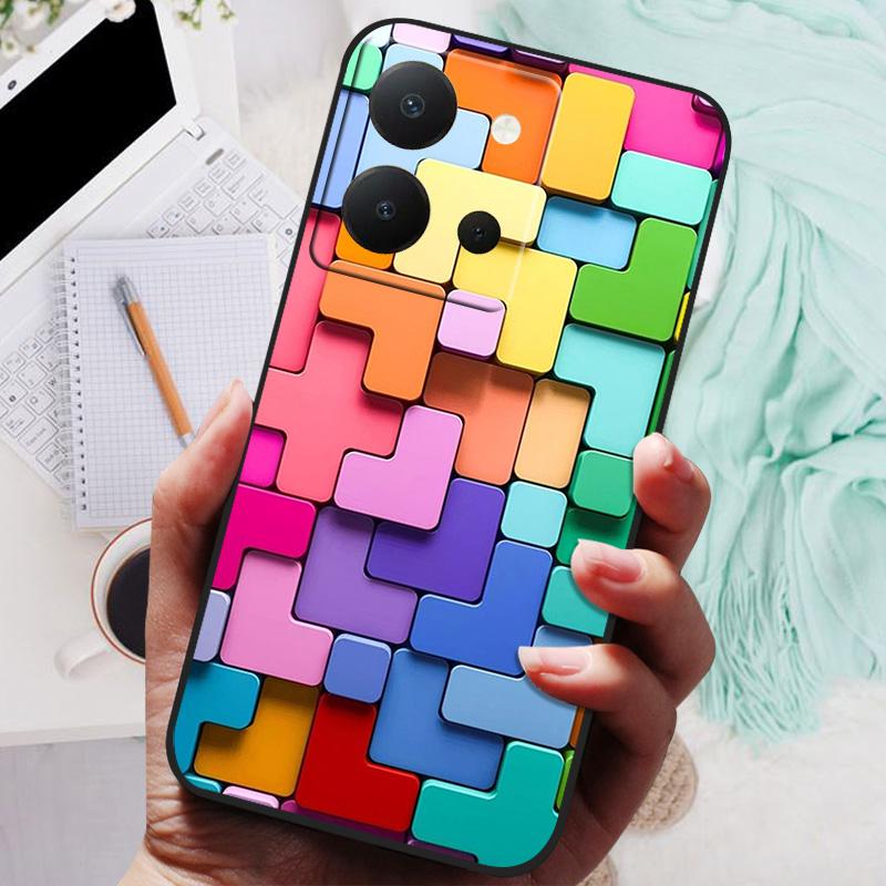 For Vivo Y36 4G Case VivoY36 Y 36 Lion Wolf Silicone Soft Back Cover For VivoY36 4G Russian Version Phone Case Protective Shell
