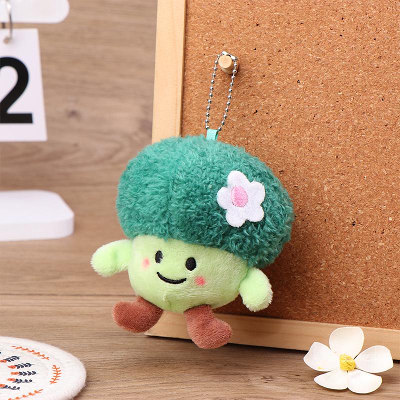 Série de Pelúcias de Vegetais Boneco Brócolis, Cebolinha, Brotos de Bambu, Repolho, Boneco Milho Chaveiro Pingente Presentes