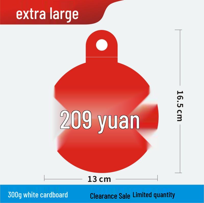 Discount Promotion Tag for Clothing & Accessories Display Stand