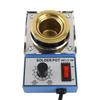 300W 100mm 1200g Soldering Pot Stainless Steel Solder Pot Compact Temperature   Solder Bath for Welding and Soldering