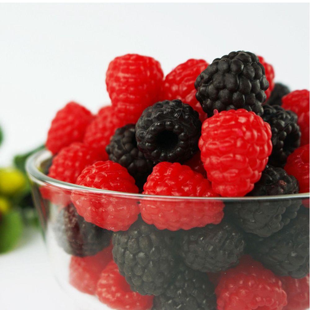 Color DIY Accessories Fake Fruit Artificial Raspberry Photography Props Mulberry Branch Model