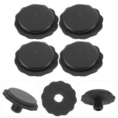 4 Pezzi Ombrello Pieghevole Bastone Ombrello Cappuccio Punta Ombrello da Sole Pieghevole Accessori Ricambio Protezione Punta Ombrello Riparazione Ombrello