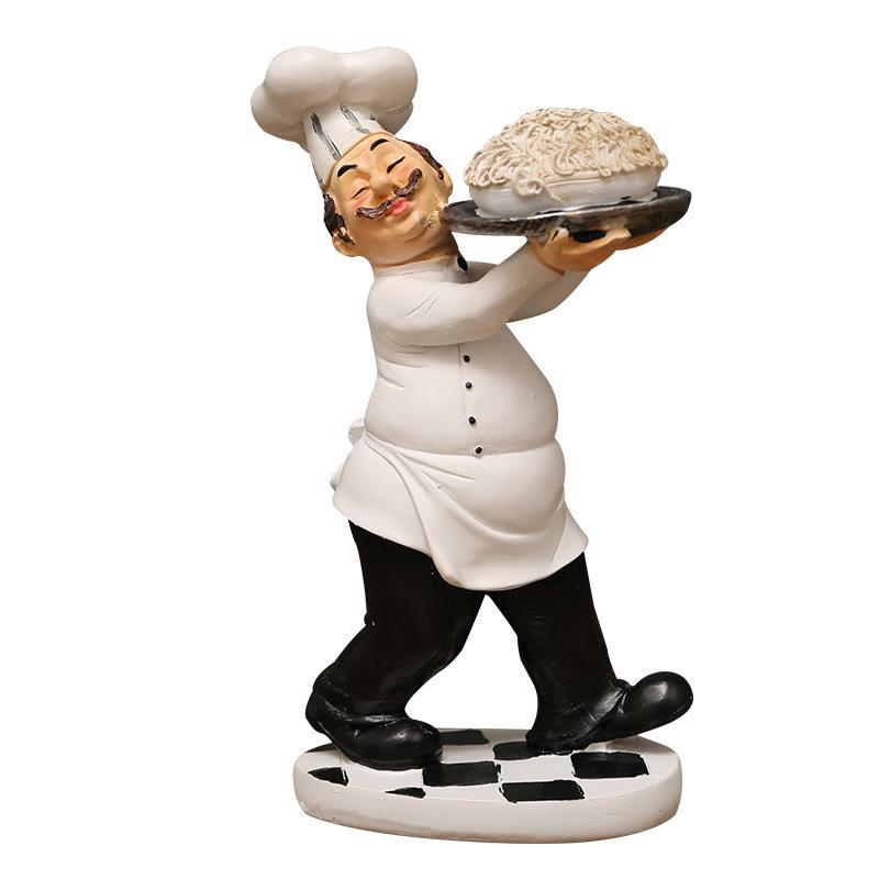 Chef Model Decoration Home Living Room Cake Shop Cafe Table Decoration