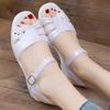 Women's Sandals Are Anti Slip Wear-resistant Lightweight Plastic Retro Office Sandals for Women