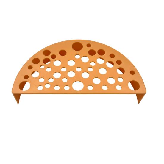 

Shrimp Hide Cave Aquarium Shrimp Hideout Semicircular Shrimp Shelter with Multiple Holes for Shrimp Tank Decor оранжевый