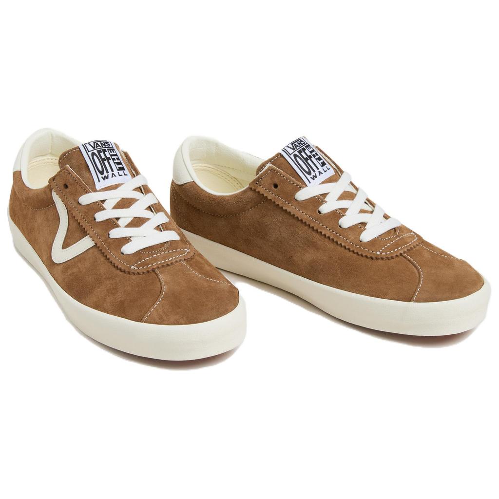 Vans Abriebfeste Niedrig geschnittene Skateboard-Schuhe Unisex Braun VN000D6NBRO