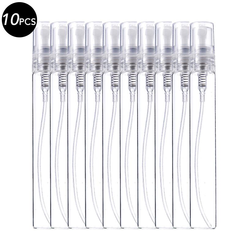 5/10/20/30/50Pcs Mini Spray Bottle Empty Perfume Atomiser Clear Perfume Bottle 3ML 5ML 10ML Refillable Portable Sample Tool 7