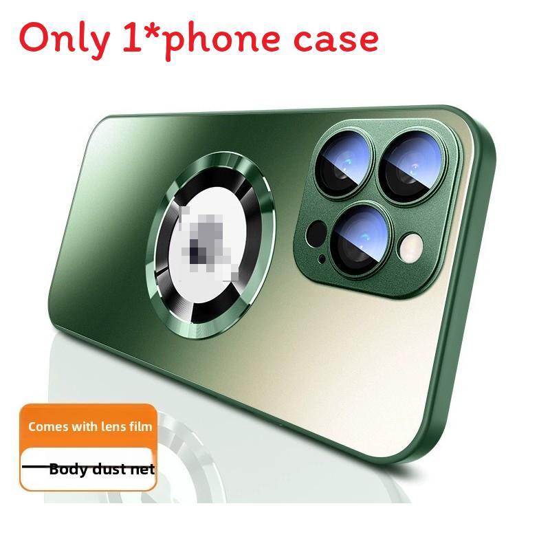 15 For Iphone Pro Matte Glass Magnetic Case With Shockproof Antiindentation