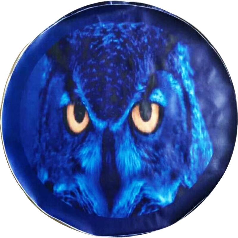 Univerzální kryt rezervního kola z umělé kůže s motivy medvěda, sněžného vlka a leoparda pro SUV