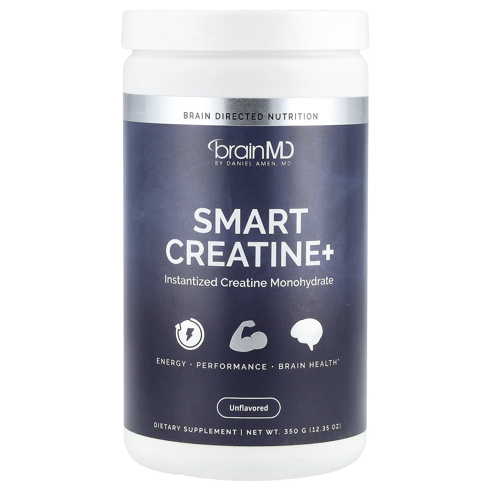 

BrainMD, Smart Creatine+, Unflavored, 350 g (12.35 oz)