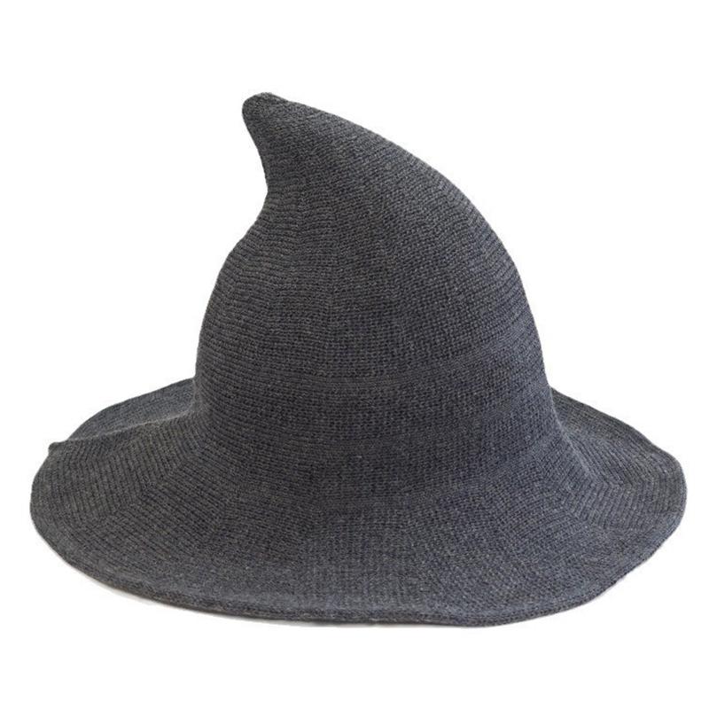 Винтажная женская шляпа ведьмы на Хэллоуин — фото 14