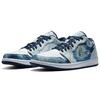 Jordan Air Jordan 1 Vintage Basketball Shoes Men's Low top Blue/White CZ8455-100(Team56-)
