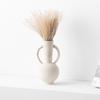 Creative Binaural Plain-Fired Ceramic Vase Light Luxury Home Soft Decoration Interior Decoration Ornament Gift Flower Arrangement Device