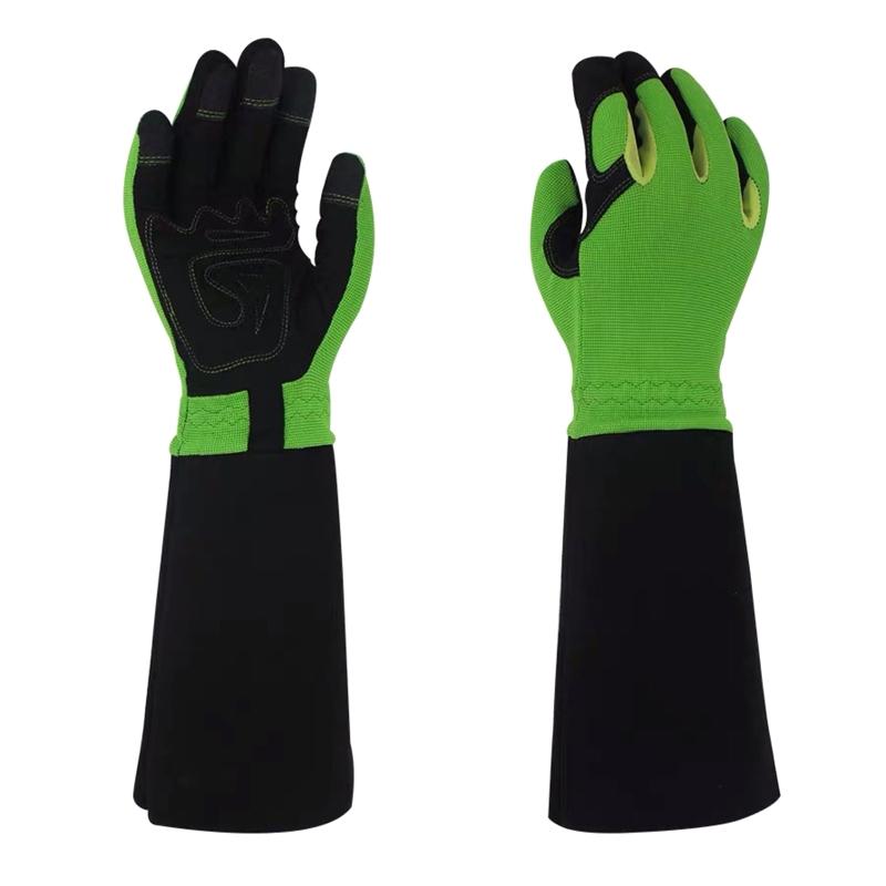 Rose Pruning Gloves for Men & Women Long Thorn Proof Gardening Gloves Breathable Leather Gauntlet- Best Garden Gifts